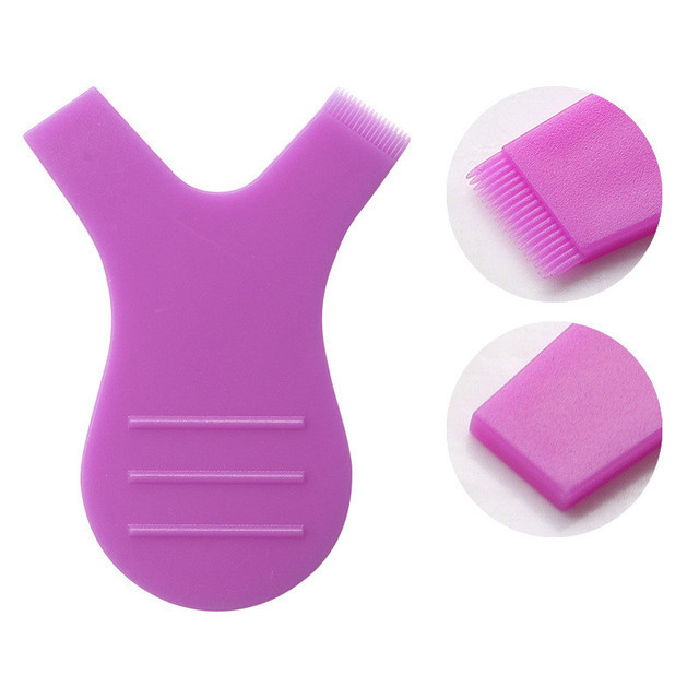 Zestaw do podnoszenia rzęs 5 para podkładka silikonowa rzęsy Perm podkładki przedłużanie rzęs akcesoria 3D zalotka aplikator narzędzia: 10pcs purple