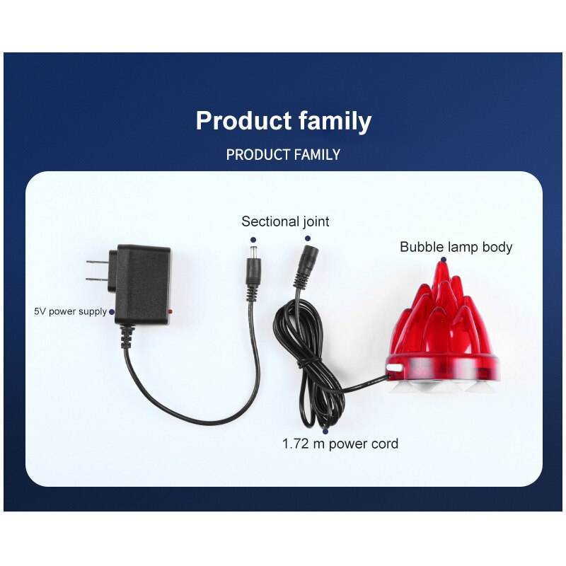 Akwarium wulkan lampa z efektem bąbelków LED kolorowe kreatywne nocne światło do akwarium Oxygen Fit europejska amerykańska standardowa dekoracja podwodna
