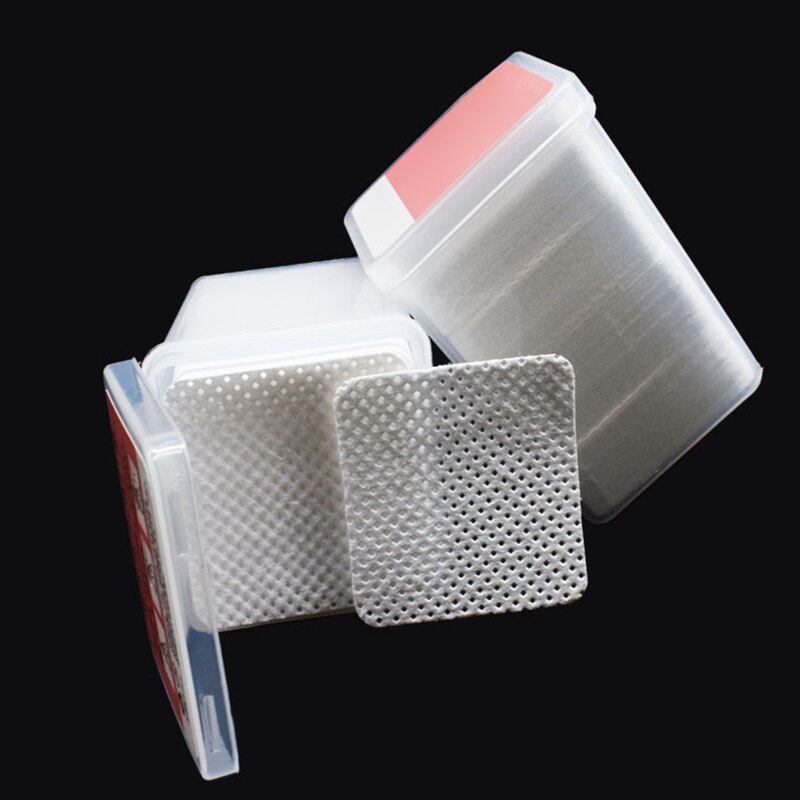 Lingettes de dissolvant pour vernis à ongles Gel UV, en coton doux, non pelucheux, 1 boîte, outils pour Nail art