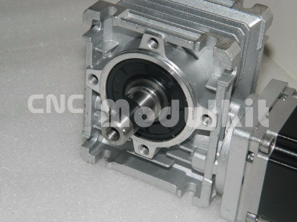 NMRV030 Worm Gear Worm Reducer Nema 23 Stepper Motor Turbine 57 x 57 Reducer Gearbox Output Shaft 14mm Planet Motor CNC MODULKIT