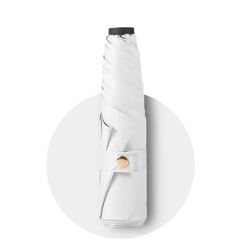 Guarda-chuva dobrável de fibra de carbono anti uv chuva guarda-sol elegante portátil à prova de vento lâmpada guarda-sol feminino e masculino: Rosa