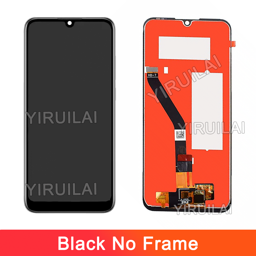 Pantalla LCD de 6,09 pulgadas para Huawei Y6 /Y6 pro MRD-LX1F reemplazo de la pantalla táctil con marco para Honor 8A JAT-LX1/LX3 LCD: Lino