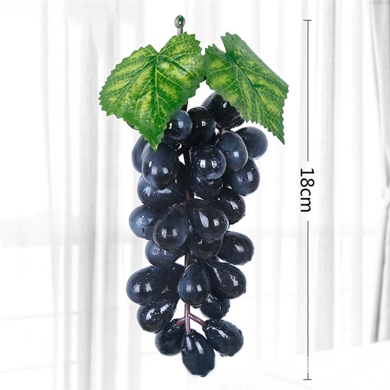 1pc Lifelike Artificial Grape Realistic Decor Artificial Frosted Grape Faux Fruit Decor Photography Props Party Supplies