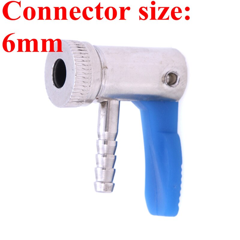 Bil bil motorsykkel clip-on dekk inflator ventil kontakt dekk luft chuck dekk inflator måler montering bil bildekk reparasjonsverktøy: 6mm