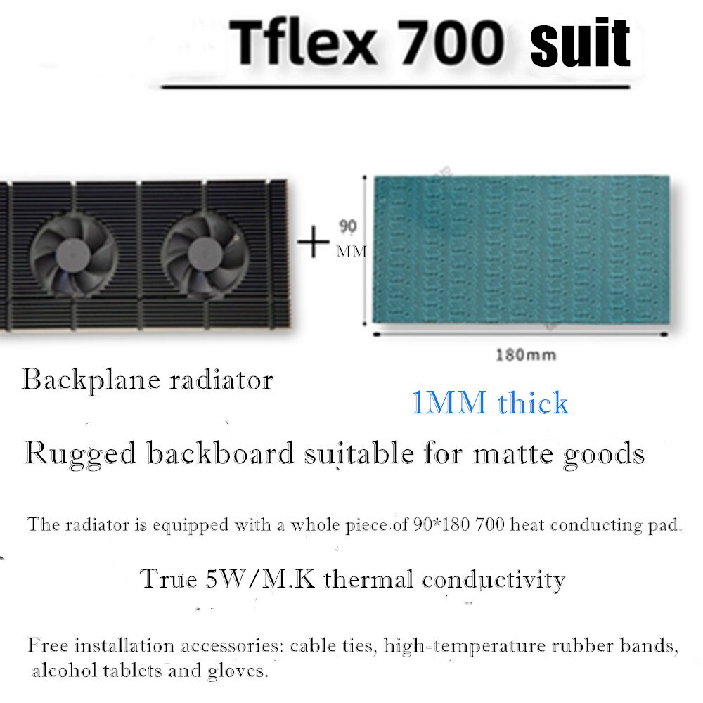 Voor Rtx 3090 3080 3070 Serie Grafische Kaart Vga Vram, aluminium Paneel + Dual Pwm Fan Cooling Cooler Gpu Backplate Geheugen Radiator