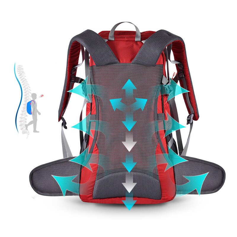 40L Large Waterproof Travel Bags Rucksack Men Nylon Outdoor Camping Hiking Bicycle Sports Backpacks Bag Climbing Backpack