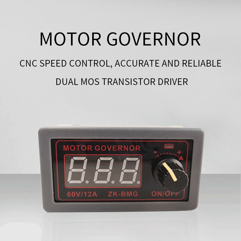 Adjustable Controller DC Motor DC Speed controller Digital display Governor Switch PWM DC Speed Controller