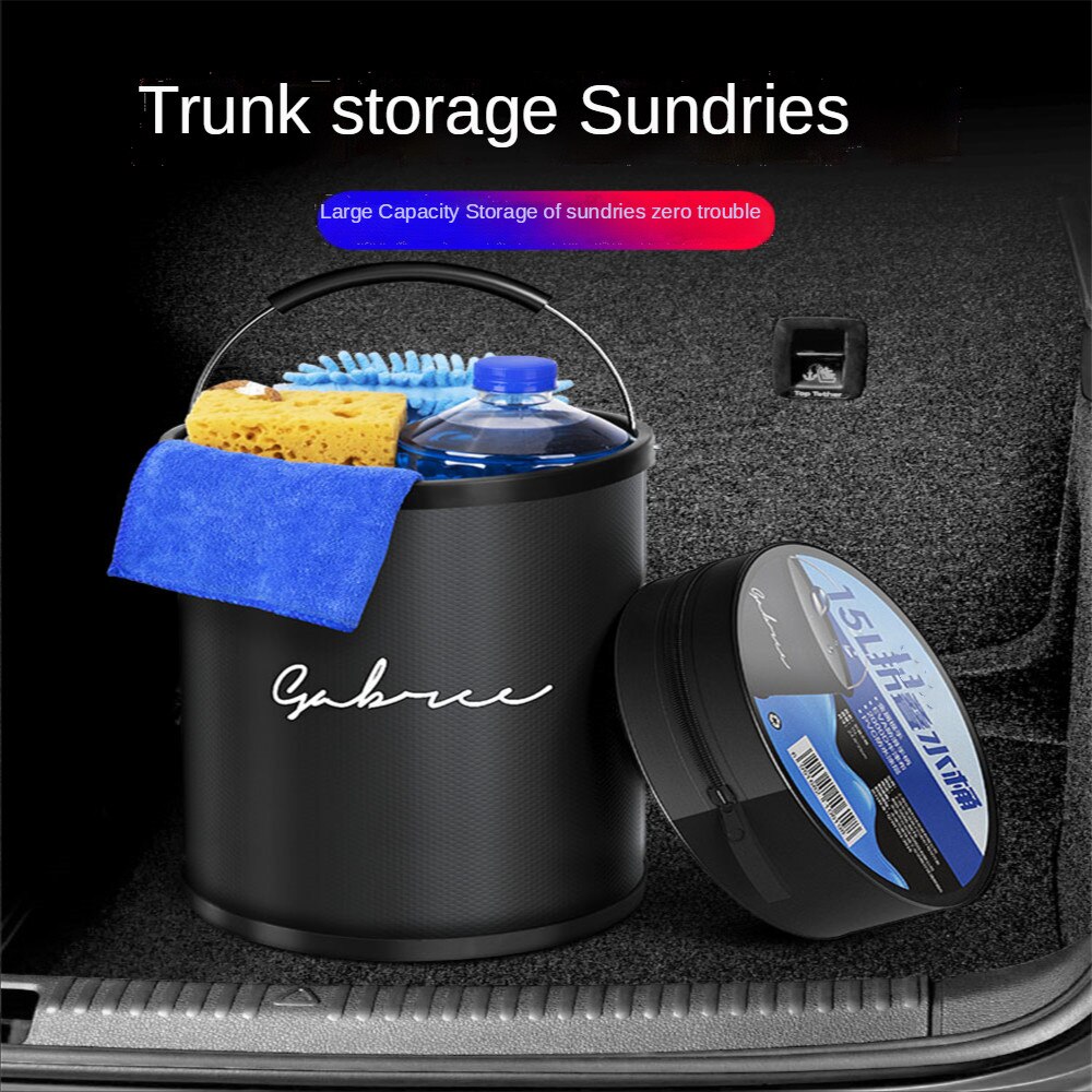 Car folding bucket car multi-function portable car with telescopic large outdoor fishing shrinking car wash special