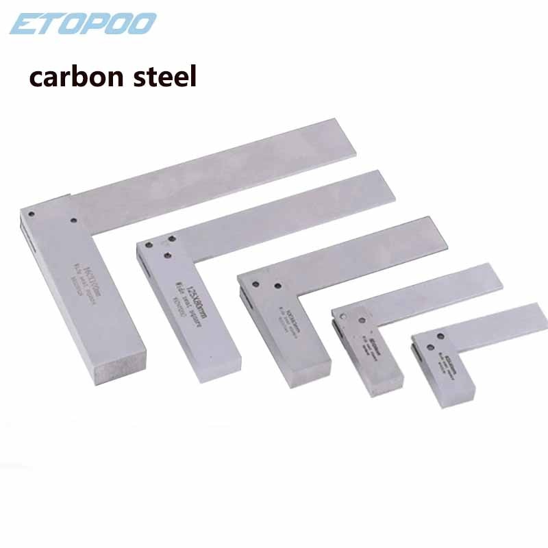 High carbon steel Angle Ruler Gauge 1 Grade Wide Base Angle Ruler 90 Degrees Square Tool Measurement Tool