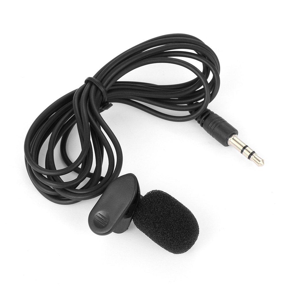 1PC Clip On Microfone Mic Mini Hands Free for Notebook PC Laptop Skype Wired Condenser 3.5mm and Durable