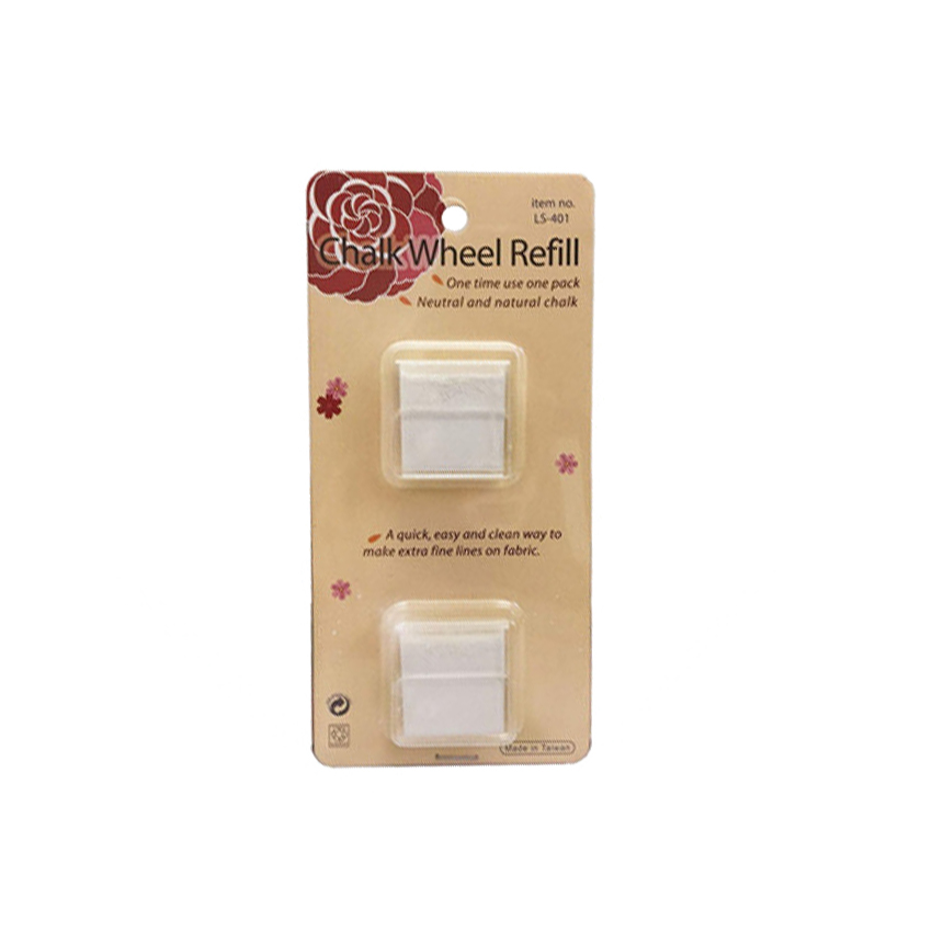 DIY Sewing Parts Chalk Wheel Three Colours --- Rosy red / Yellow / Blue/White Made in Taiwan: LS-401-white