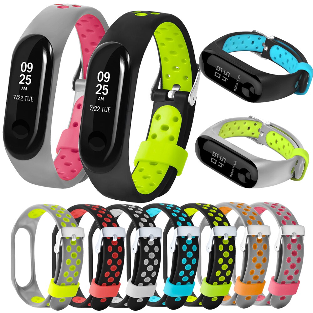 Ersatz Gurt Für xiaomi mi Band 4 3 Bunte Leder M Band 4 3 Metall Gurt PU Edelstahl Armbinde für mi Band 4 3 Armbänder