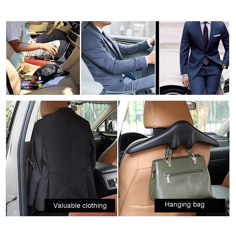 Bilsæde nakkestøtte jakke jakkesæt bøjle multifunktionel bilbøjle
