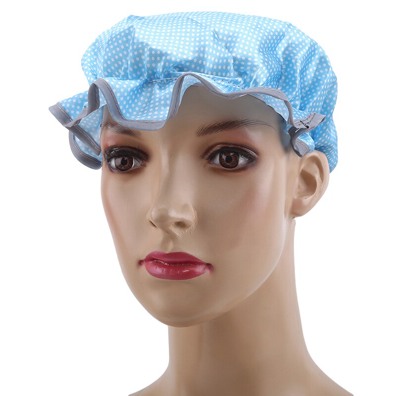 Babyshowermutsen, shampoo muts, waskapje, kinderbad, verstelbare elastische bescherming, waterdicht, oorbescherming, oogbescherming, kinderhoedjes: Blauw