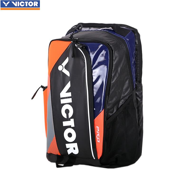 2018New Original Victor bádminton bolsa mochila deporte al aire libre de viaje bolsas de deportes de raqueta bolsa de gimnasio BR7009FC para 1-3 raquetas de zapatos