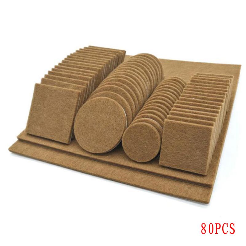 80/130 stücke Möbel Stuhl Tisch Bein Selbst Klebstoff Fühlte Holz Boden Schutz Pads