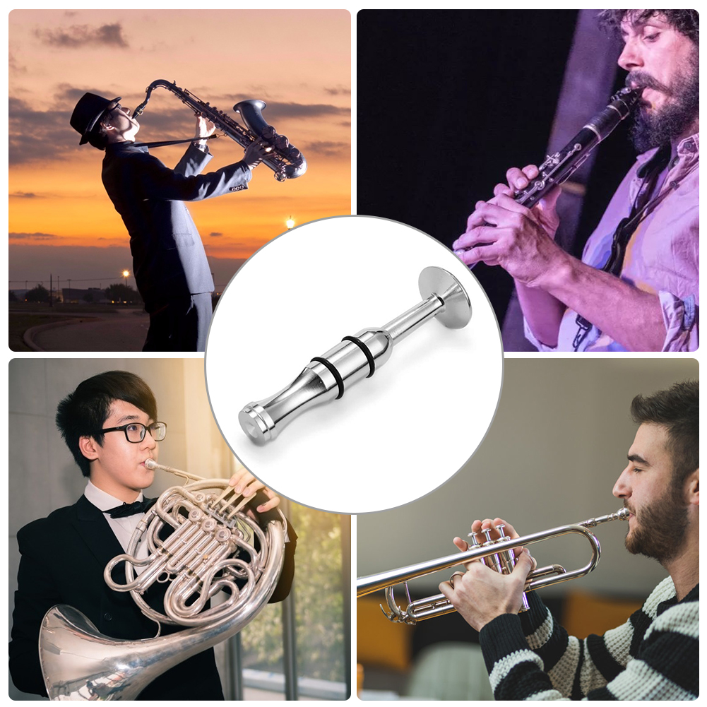 Rvs Trompet Mond Sterkte Trainer Mondstuk Mond Sporter Gereedschap Trombone Klarinet Praktijk Aids