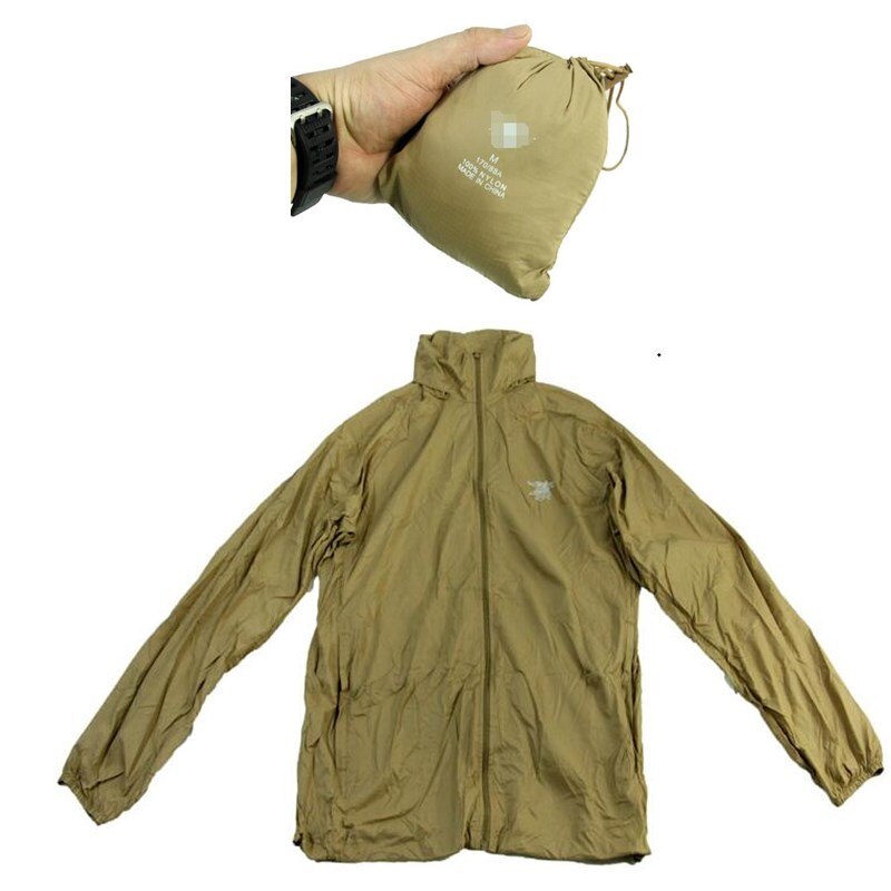 Blusão ao ar livre masculino feminino dobrável portátil à prova de chuva à prova vento protetor solar roupas de secagem rápida