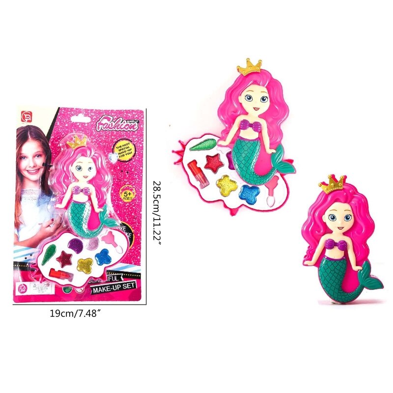 Miniatur-kompaktkoffer, rollenspiel-machen-hoch-spielzeug, kosmetik-schönheitsset für Teenager-mädchen: Mm-sl