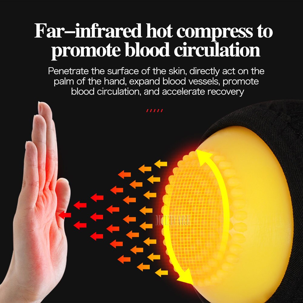 Infrared Compress Hand Massager Ball Massage Hand and Fingers Physiotherapy Rehabilitation Spasm Dystonia Hemiplegia Stroke