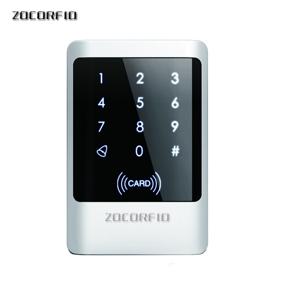 IP68 Waterproof Outdoors Use Metal Stainless steel Reader WG input and output security RF Access Control Keypad