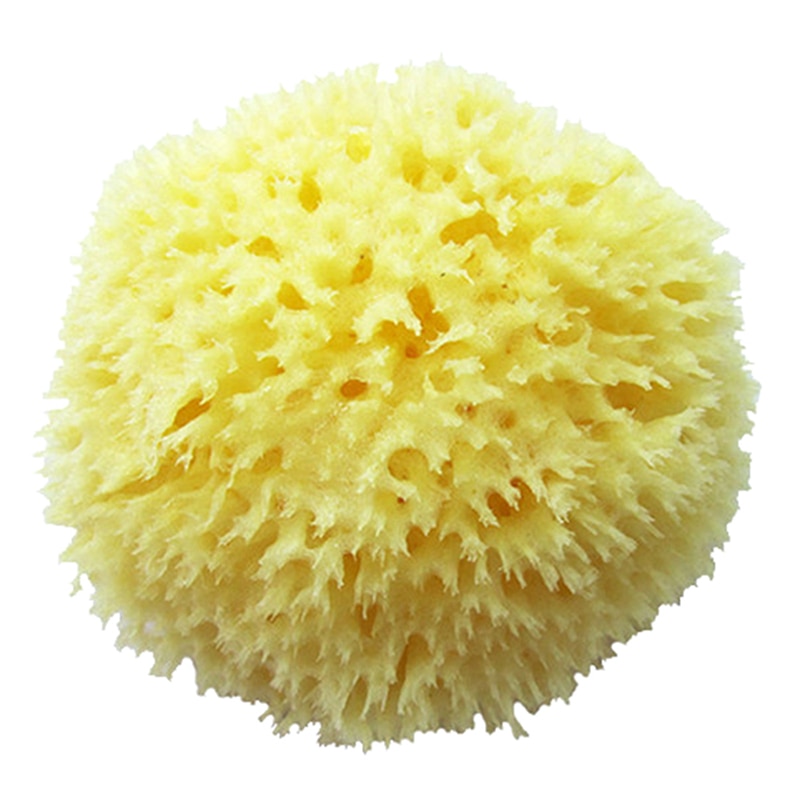 Silk Sponge Yellow Size 1.5-2 Natural Seaweed Mime Sponge Sponge Wash Face Baby Bath Sponge