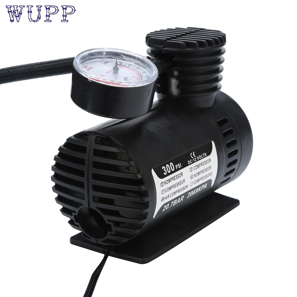 CARPRIE 12V Portable Mini Air Compressor 300 PSI Car Van Bike Tyre Inflator Nov3