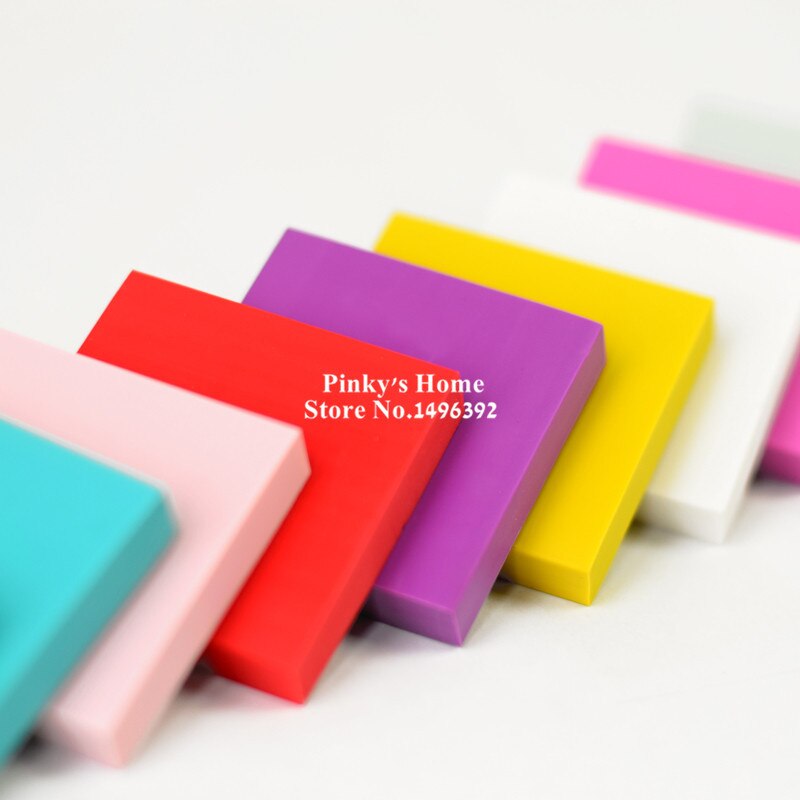 Goma de borrar para grabado , sello cuadrado de goma de ladrillo, Color caramelo para álbum de recortes