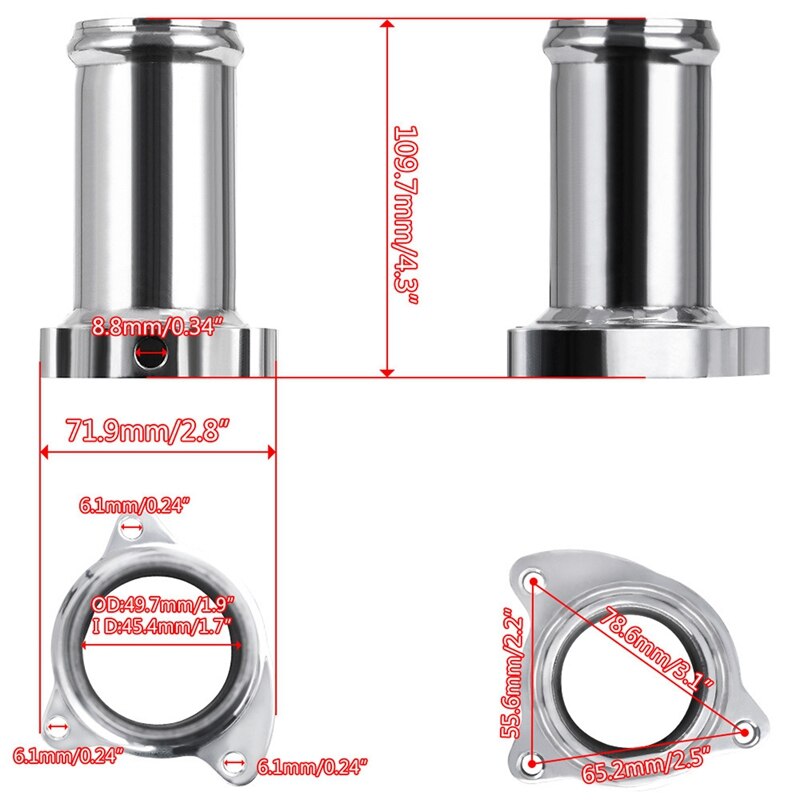 Exhaust Valve Removal Tube EGR Delete Kit Exhaust Gas Recirculation Valve Tool for- Beetle Golf Jetta 1.9L L4