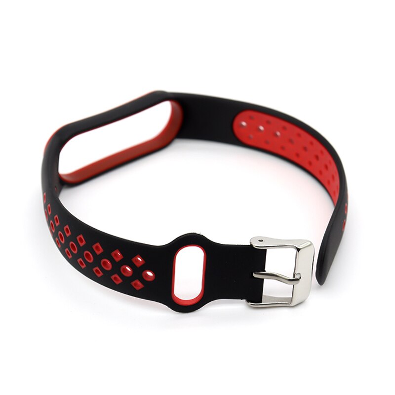 Para Xiaomi Mi Band 5 4 3 6 Correa de doble Color pulsera de silicona reemplazo para Xiaomi Band 4 MiBand 3 5 6 correas de banda