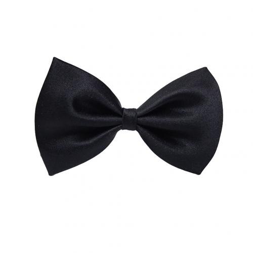 Kinderen klassieke stropdassen vlinder effen kleur baby kinder stropdas verstelbare stropdas strik feest fotografie rekwisieten bruiloft stropdas: Zwart