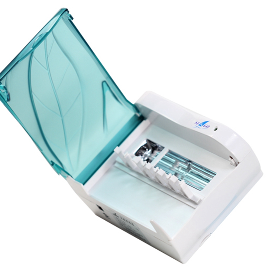 SEAGO UV Ultraviolet Family Toothbrush Sanitize - Sterilizer Up To 99.9% of Germs Battery Power Flat Box UV Sanitizer Toothbrush