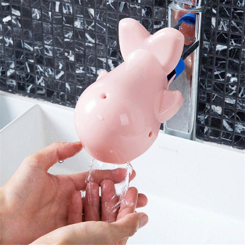 Mooie Walvis Kraan Extender Voor Kinderen Hand Wassen Badkamer Wastafel Accessoires Keukenkraan Accessoires U3