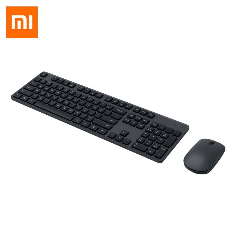Xiaomi Mijia – ensemble clavier et souris sans fil, USB 2.4 ghz, 104 touches, pour ordinateur portable, Notebook, windows 10
