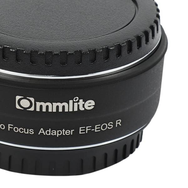 Adaptador de montaje de lente Commlite CM-EF-EOS R, adaptador de montaje de enfoque automático con Control electrónico de apertura de función IS para Canon EF/EF-S
