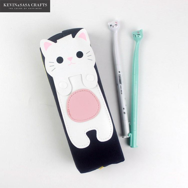 Penalhus kawaii katte penalhus brevpapir skoleartikler blyanter opbevaring blyant tilfælde skoleartikler