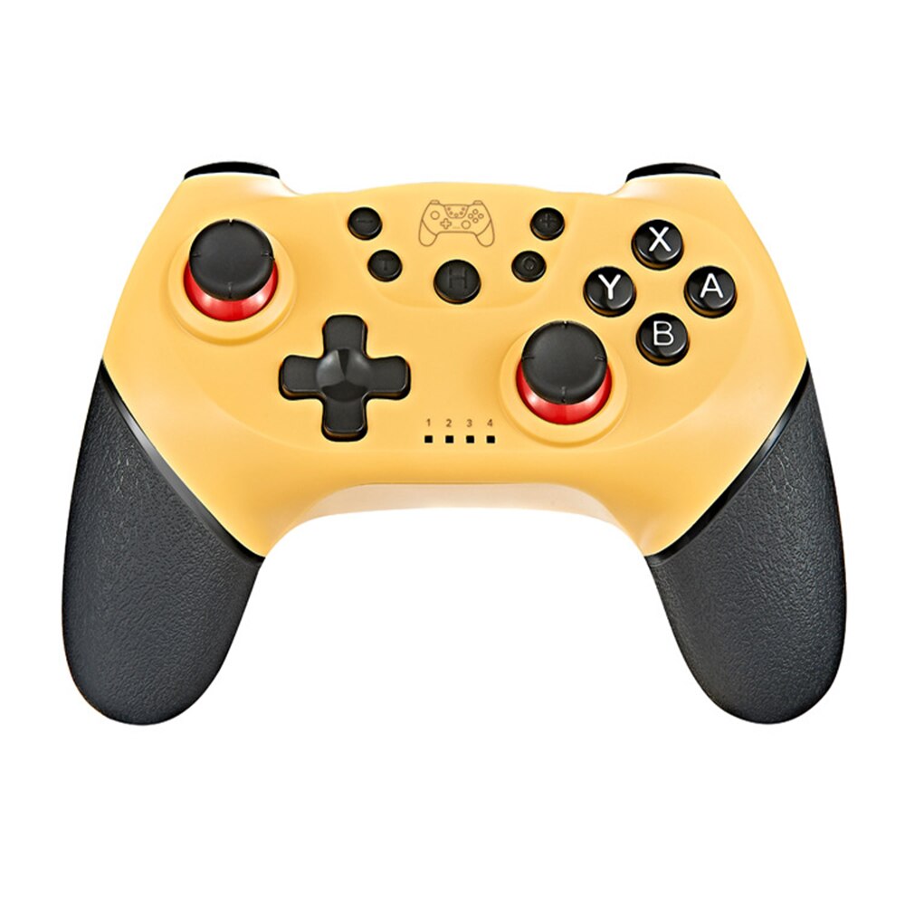 Wireless Bluetooth Gamepad For Nin tendo Switch Pro NS-Switch Pro Game joystick Controller For Switch Console with 6-Axis Handle:  Yellow