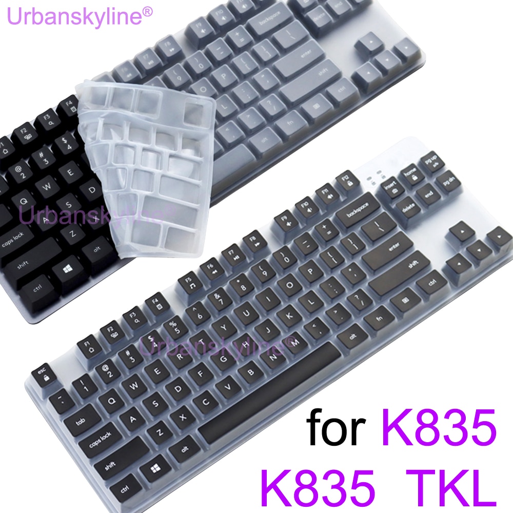 K835 Keyboard Cover for Logitech K835 TKL for Logi Mechanical Protective Protector Skin Clear Silicone TPU Case Funda
