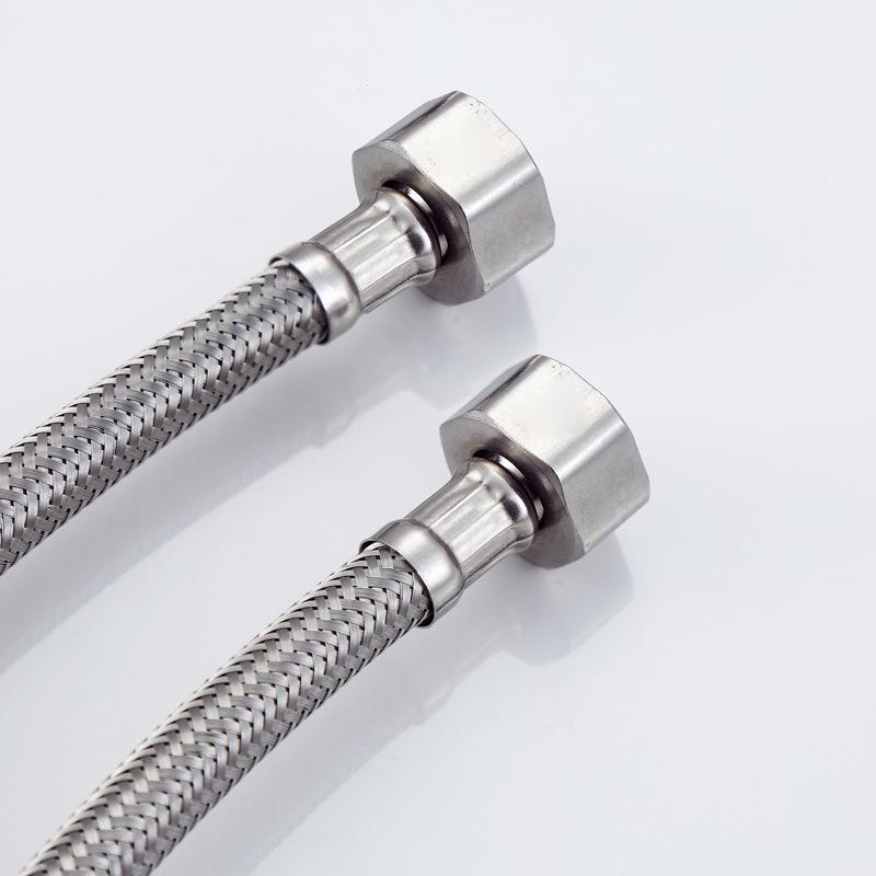 Bathroom Kitchen Single Cold Hose Stainless Steel Flexible Faucet Hoses Water Supply Taps Pipe Plumbing Hose 1/2 Tap Accessories