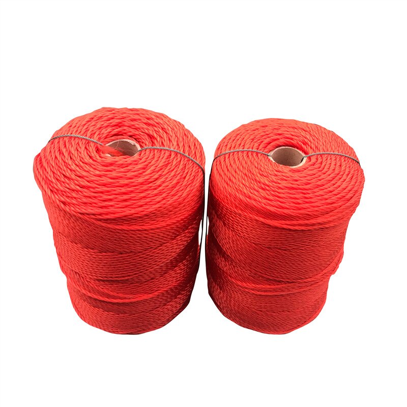 1/2/3Mm Nylon Touw Bouw String Binding Polyethyleen Dikke Zaailing Plastic Reclame Kas Rotan Draad