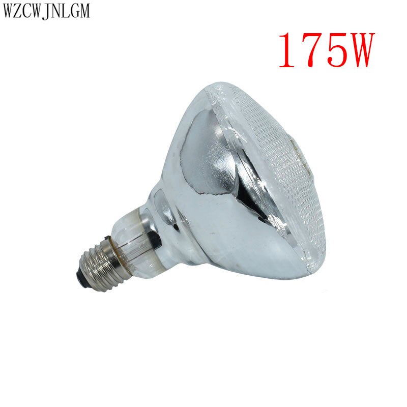 1pcs 220V warm light waterproof infrared and pig and pet reptile heating lamp 245W / 200W /175W/ 150W / 100W livestock supplies: 175W