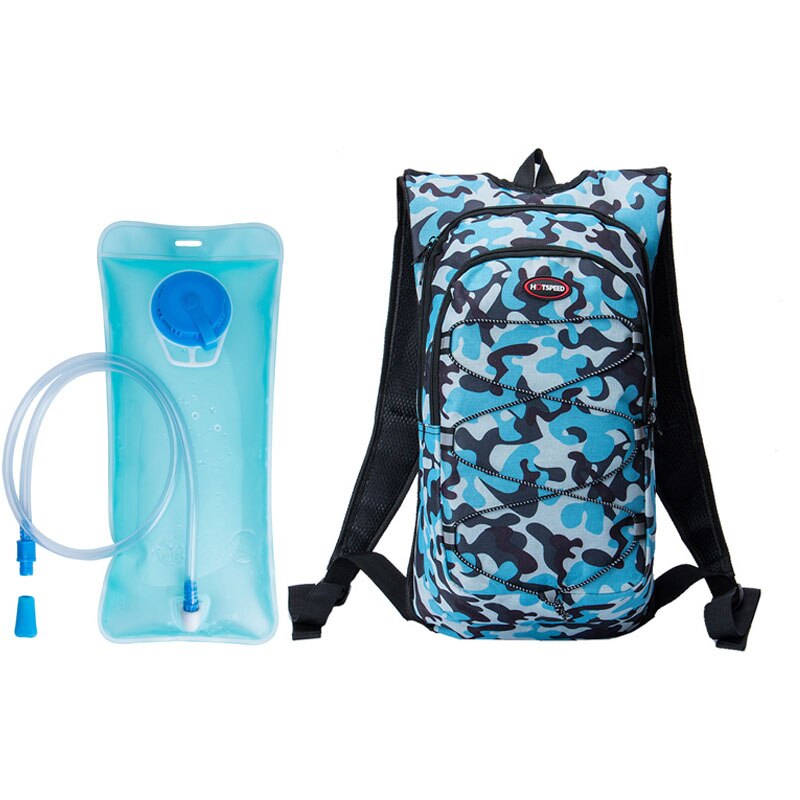 3 Pack Hydratatie Rugzak Pack met 2L Waterzak, Hydratatie Pack met Hydratatie Blaas Wandelen Hardlopen Fietsen Fietsen Water Rugzak Tas voor Mannen en Vrouwen (Zwart, Blauw, Rood
