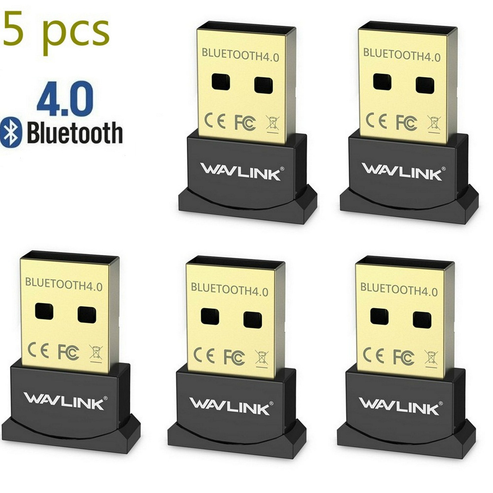 】 Wavlink 5/10 個 USB Bluetooth アダプタ V4.0 デュアルモードの bluetooth ドングルアダプタ windows 7 と互換性 7/8/ 10/Vista/XP pc: 5 pcs