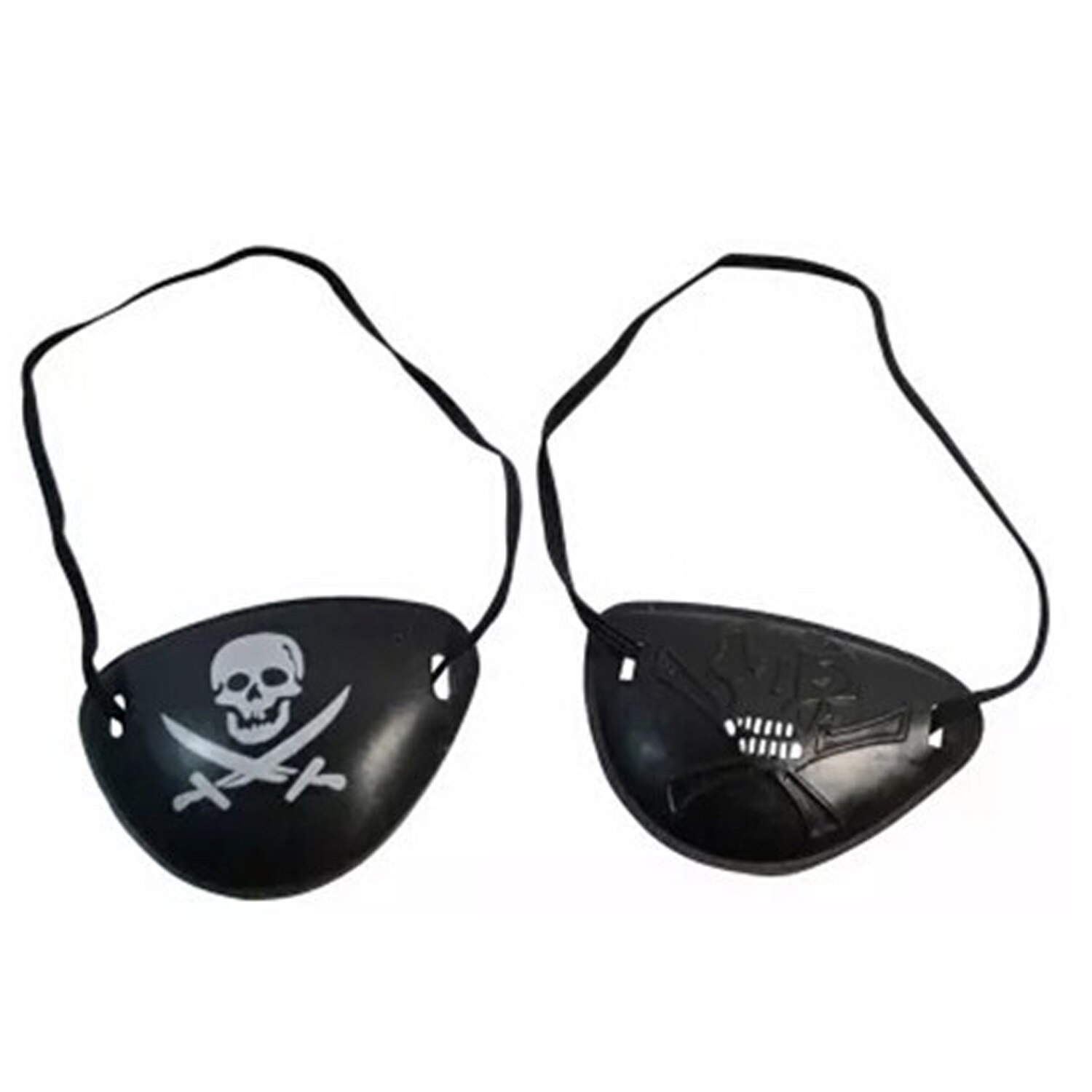 Besegad 12Stck Bärte 6Stck Kopftuch 6Stck Augenklappe Piraten Kapitän Kostüm Zubehör Liefert für Halloween Party Maskerade Spielzeug