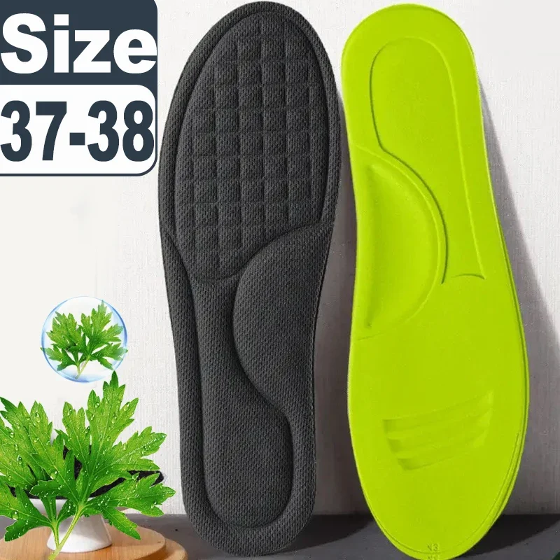 Plantillas ortopédicas de espuma viscoelástica suave, 1-10 pares, plantilla desodorizante Unisex, zapatos deportivos, absorbe el sudor, accesorios antibacterianos para zapatos: XXL / Gris oscuro