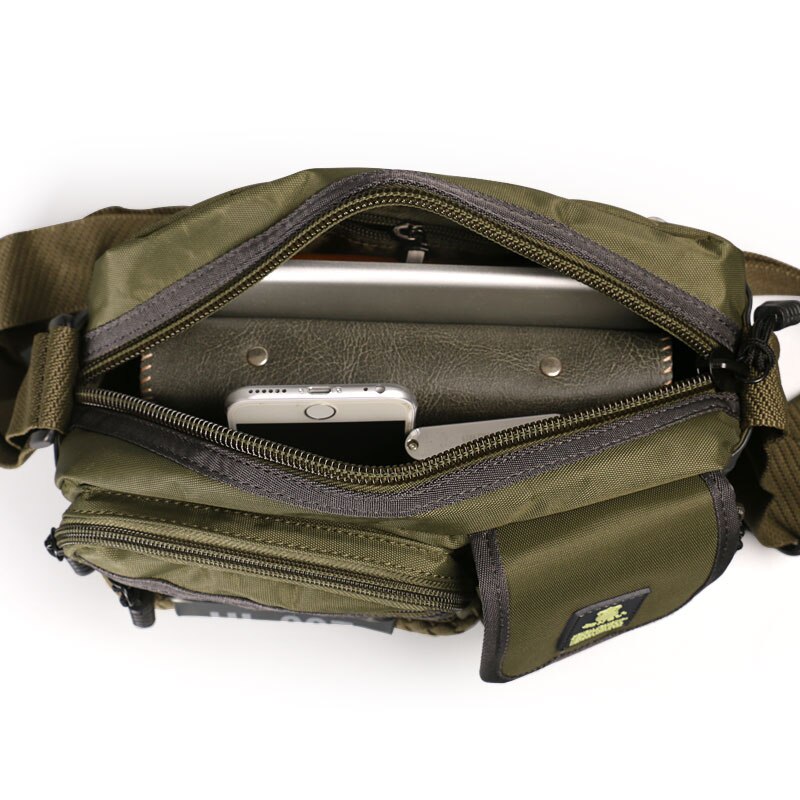Ruil multifunctionele heren messenger bags slijtvaste oxford stoffen casual reis schoudertassen