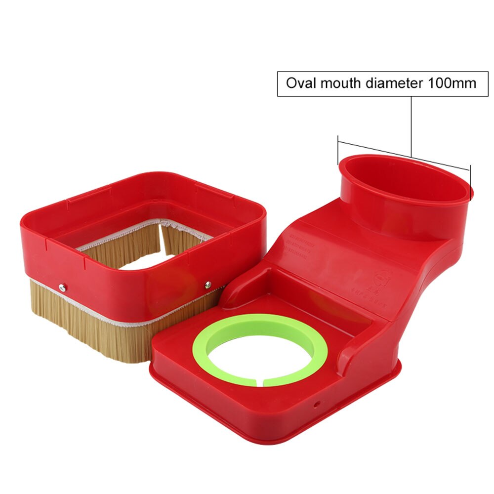 Dust cover, Woodworking Dust cover, dust cover, dust removal brush Vacuum Cleaner Brush for CNC Milling machine Spindle: 100mm