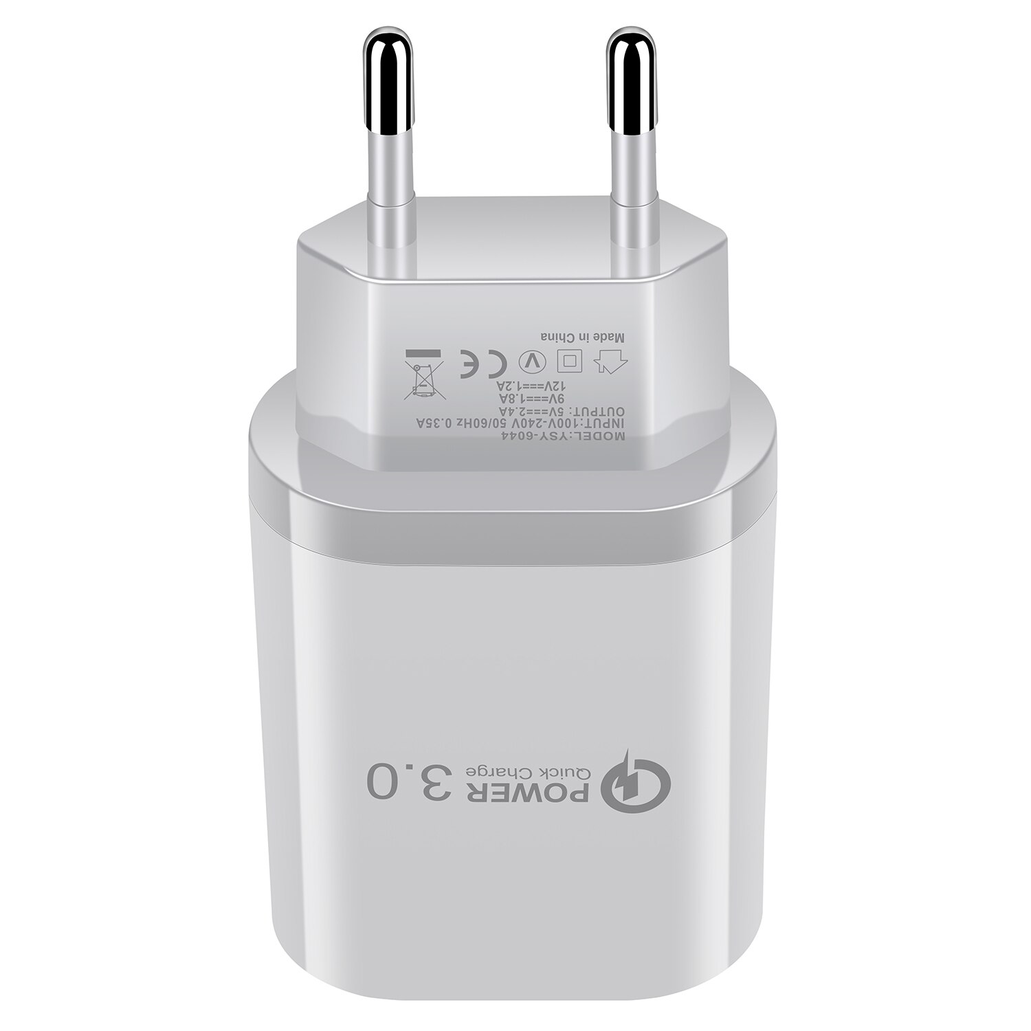 QC 3.0 USB charger Single Port Fast Charge Mobile Phone Charger USB Travel Charger Smart Tablet Charging Head for iPhone X XS XR