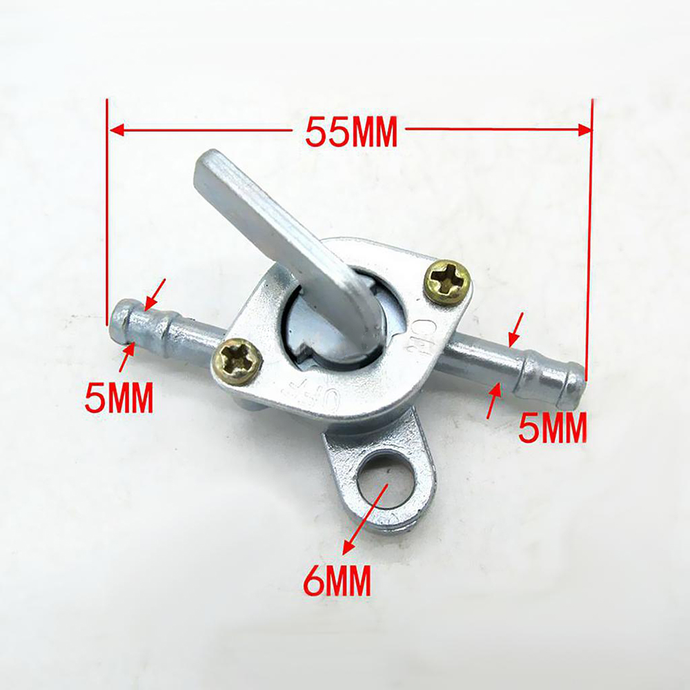 Válvula de depósito de combustible de gasolina, llave de grifo, llave de purga, bolsillo, ATV, Quad Dirt Bike, llave de tanque de combustible para motocicleta, bicicleta de playa