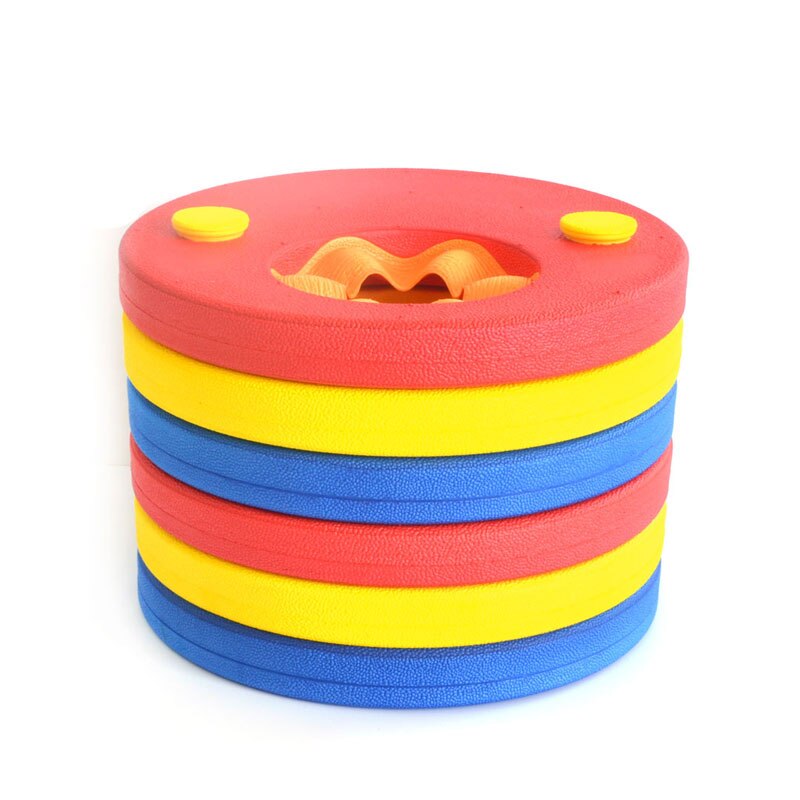 6 unids/set discos para nadar bandas de brazo manguitos flotantes niños natación piscina inflable flotador de ejercicios círculos anillo Accesorios
